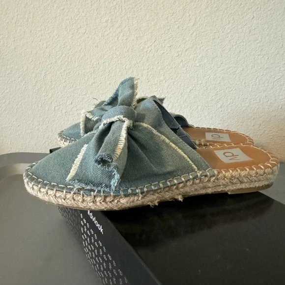 Designed by Dolce Vita Denim Espadrilles Size 7.5 - Picture 3 of 8
